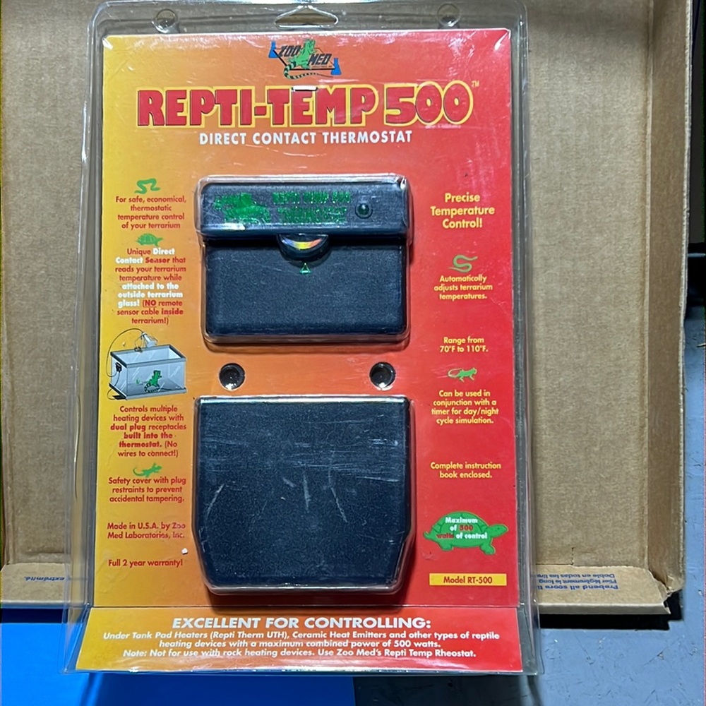 Zoo Med Repti-Temp Thermostat-never used.